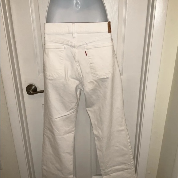 Levi's Classic 505 Red Tag Straight Leg Mid Rise Stretch Denim Jeans Size 32 - Picture 2 of 7